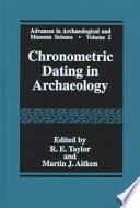 Chronometric dating in archaeology /