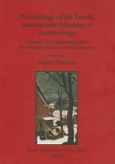 Proceedings of the Fourth International Meeting of Anthracology : Brussels, 8-13 September 2008, Royal Belgian Institute of Natural Sciences /