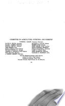 Agricultural and food assistance to the Soviet Union : hearing before the Committee on Agriculture, Nutrition, and Forestry, United States Senate, One Hundred Second Congress, first session ... October 30, 1991.