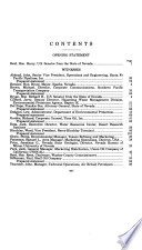 Potential environmental damage caused by fuel and solvent leaks in Sparks, Nevada : hearing before the Subcommittee on Toxic Substances, Environmental Oversight, Research and Development of the Committee on Environment and Public Works, United States Senate, One Hundred Second Congress, first session, August 19, 1991--Sparks, NV.