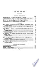 Reauthorization of the Endangered Species Act : hearing before the Subcommittee on Environmental Protection of the Committee on Environment and Public Works, United States Senate, One Hundred Second Congress, second session, April 10, 1992.