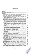 Hearings on the National Endowment for the Arts : hearings before the Subcommittee on Labor-Management Relations of the Committee on Education and Labor, House of Representatives, One Hundred Third Congress, second session, hearings held in San Fransisco [as printed] and Sausalito, California, May 15, 1994.