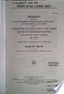 Hearing on H.R. 6, school safety : hearing before the Subcommittee on Elementary, Secondary, and Vocational Education of the Committee on Education and Labor, House of Representatives, One Hundred Third Congress, first session, hearing held in Washington, DC, June 22, 1993.