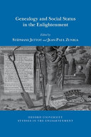 Genealogy and social status in the enlightenment /