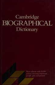 Cambridge biographical dictionary /