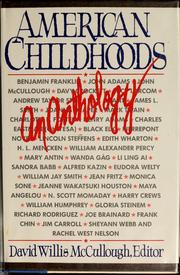 American childhoods : an anthology /