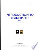 Introduction to leadership : MSL I.