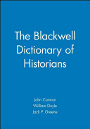 The Blackwell dictionary of historians /