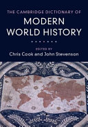 The Cambridge dictionary of modern world history /