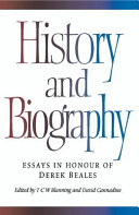 History and biography : essays in honour of Derek Beales /
