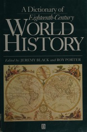 A Dictionary of eighteenth-century world history /