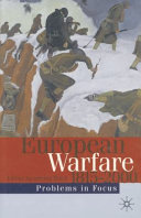 European warfare, 1815-2000 /