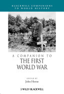 A companion to World War I /