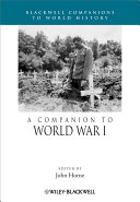 A companion to World War I /