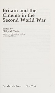 Britain and the cinema in the Second World War /