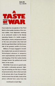 A Taste of war : eyewitness accounts of World War II /