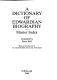 A Dictionary of Edwardian biography : master index /