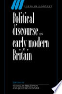 Political discourse in early modern Britain /