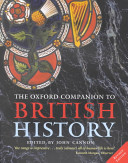 The Oxford companion to British history /