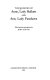 The Memoirs of Anne, Lady Halkett and Ann, Lady Fanshawe /