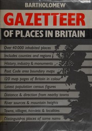 Bartholomew gazetteer of places in Britain /