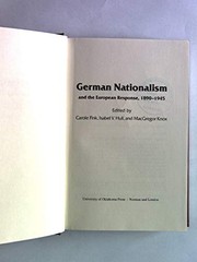 German nationalism and the European response, 1890-1945 /