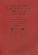 Philikē synaulia : studies in Mediterranean archaeology for Mario Benzi /