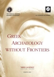 Greek archaeology without frontiers.