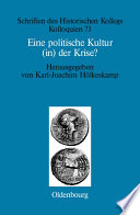 Eine politische Kultur (in) der Krise? : Die "letzte Generation" der römischen Republik /