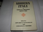 Modern Italy : a topical history since 1861 /