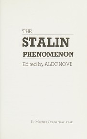 The Stalin phenomenon /