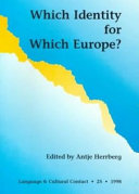 Which identity for which Europe? /