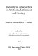Theoretical approaches to artefacts, settlement and society : studies in honour of Mats P. Malmer /