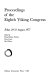 Proceedings of the Eighth Viking Congress, Arhus, 24-31 August 1977 /