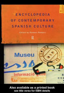 Encyclopedia of contemporary Spanish culture /