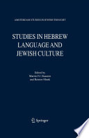 Studies in Hebrew literature and Jewish culture : presented to Albert van der Heide on the occasion of his sixty-fifth birthday /