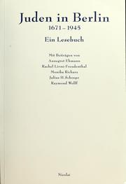 Juden in Berlin, 1671-1945 : ein Lesebuch /