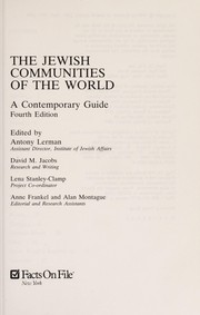 The Jewish communities of the world : a contemporary guide /