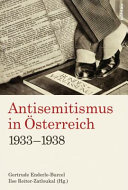 Antisemitismus in Österreich 1933-1038 /