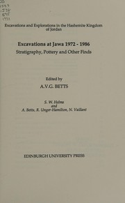 Excavations at Jawa 1972-1986 : stratigraphy, pottery and other finds /