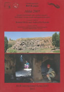 Ahlat 2007 : indagini preliminari sulle strutture rupestri /