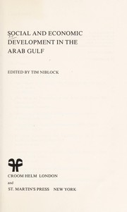 Social and economic development in the Arab Gulf /