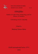 Abhijñān : studies in South Asian archaeology and art history of artefacts /