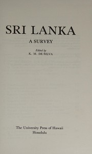 Sri Lanka : a survey /