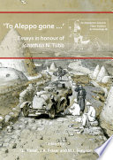 'To Aleppo gone ... ' : essays in honour of Jonathan N. Tubb /