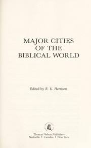 Major cities of the biblical world /