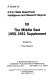 A Guide to O.S.S./State Department intelligence and research reports : the Middle East, 1950-1961 supplement /