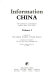 Information China : the comprehensive and authoritative reference source of new China /