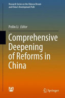 Comprehensive deepening of reforms in China /