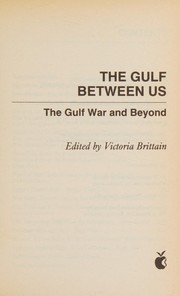 The Gulf between us : the Gulf War and beyond /